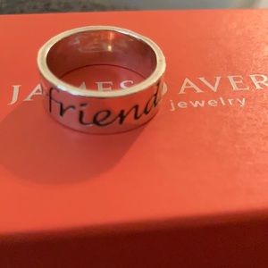 James Avery friends forever ring size 7